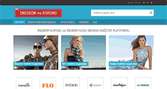 Desktop Screenshot of indirimvekuponu.com
